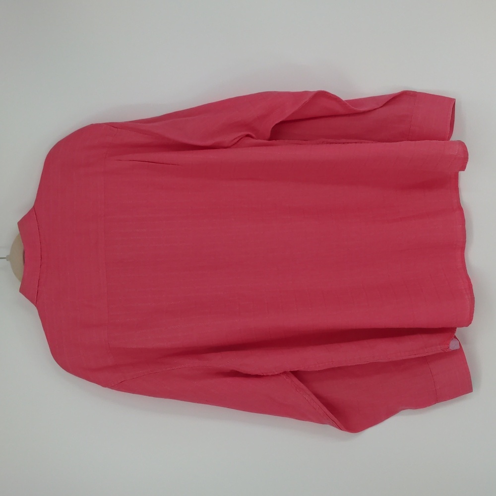 Tommy Bahama Men's Linen Pink‎ Shirt Size Extra Large Button Front Long Sleeve - Picture 11 of 14